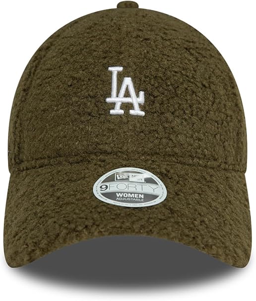 New Era 9Forty Women Sherpa Cap - BBORG Los Angeles Dodgers Olive N: 00364