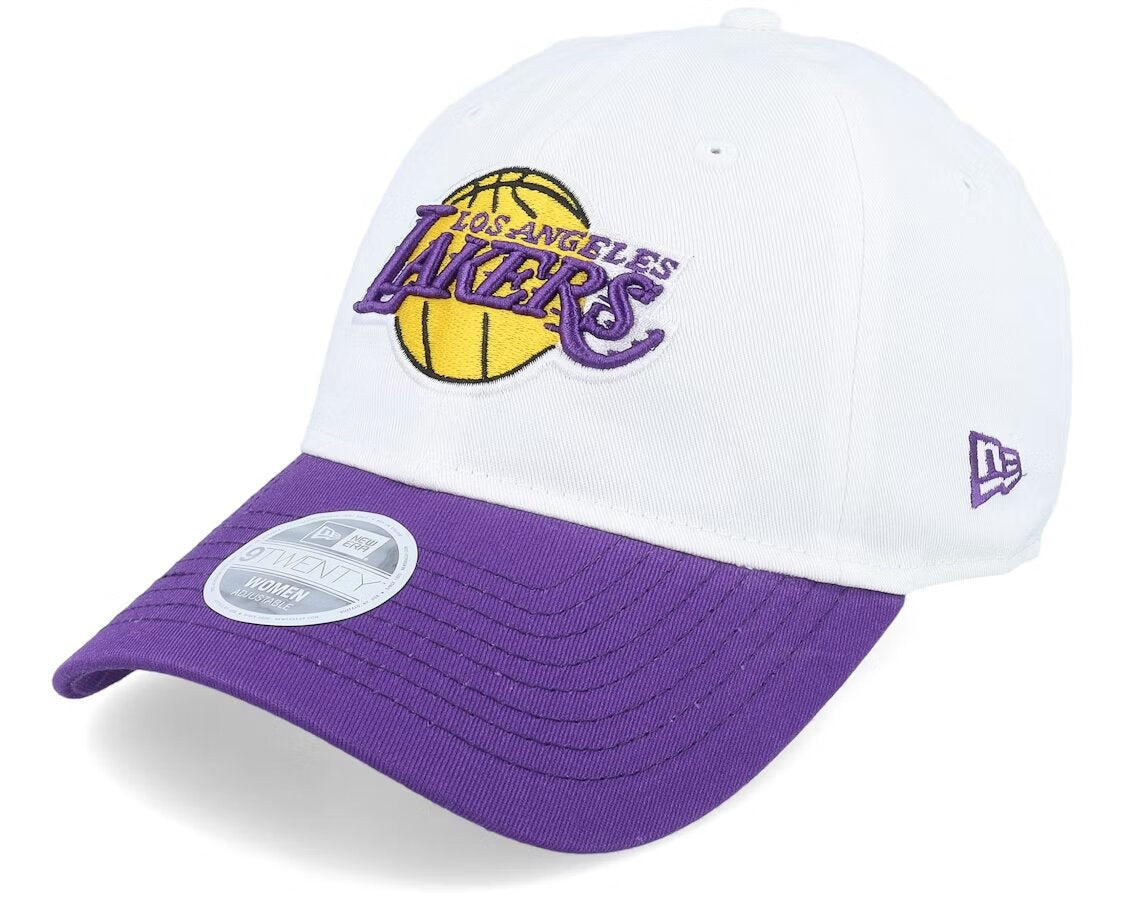 Los Angeles Lakers Womens NBA 9TWENTY White/Purple Dad Cap