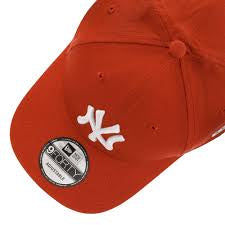 New Era 9Forty Uni Plain NY Yankees CapEra Women/Men - MLB Cap Baseball Strapback Metal Buckle, with Peak All-Season Spring Summer Autumn Winter N: 00248 \ 198061291151