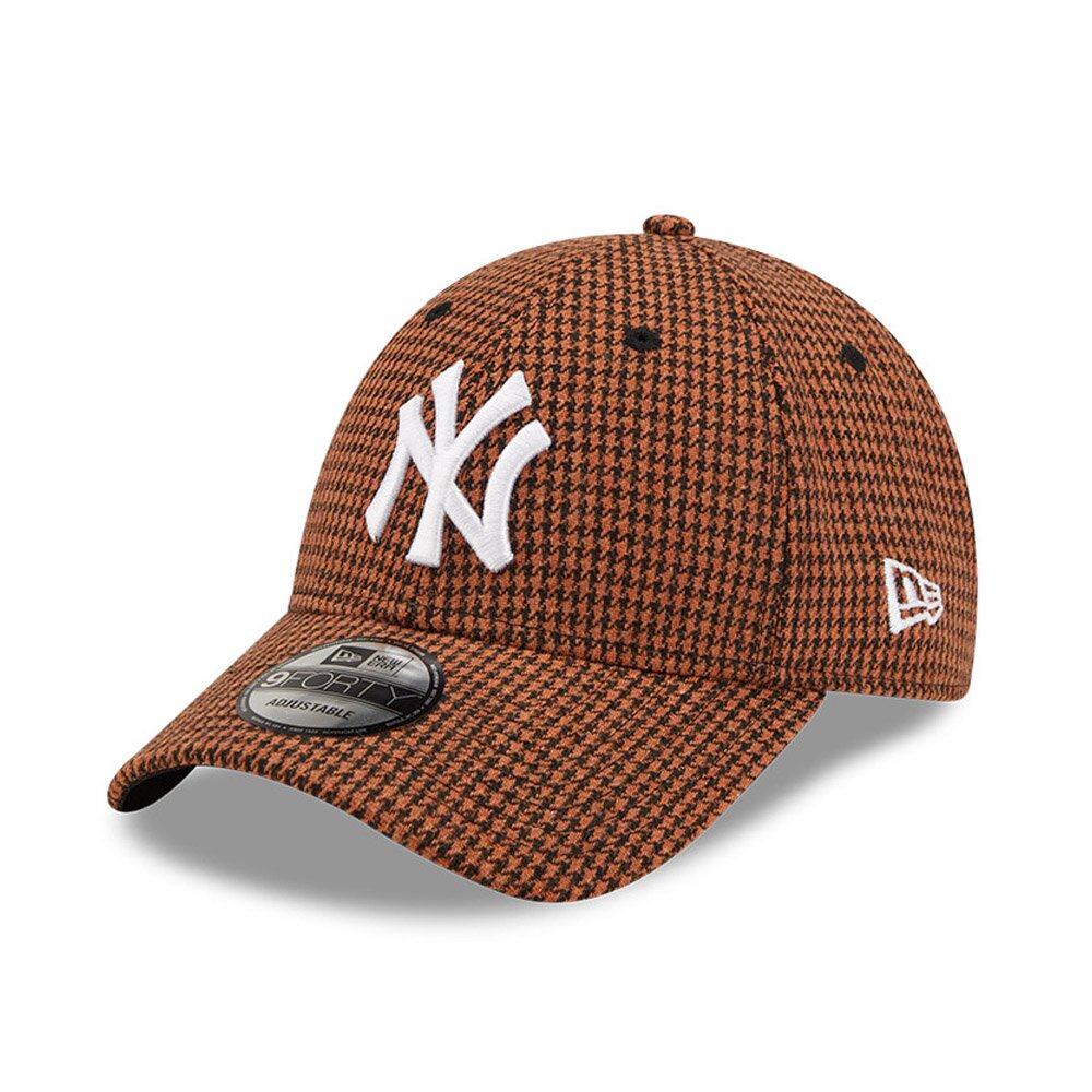 Casquette 9FORTY Marron Pied de Poule New York Yankees