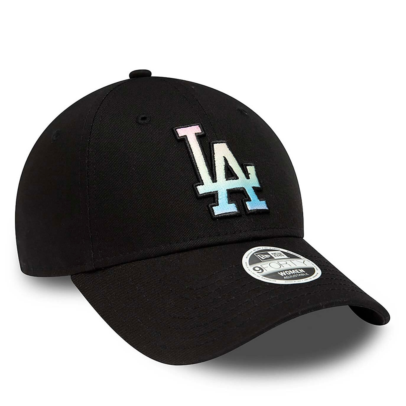 LA Dodgers Womens Ombre Infill Black 9FORTY Adjustable Cap