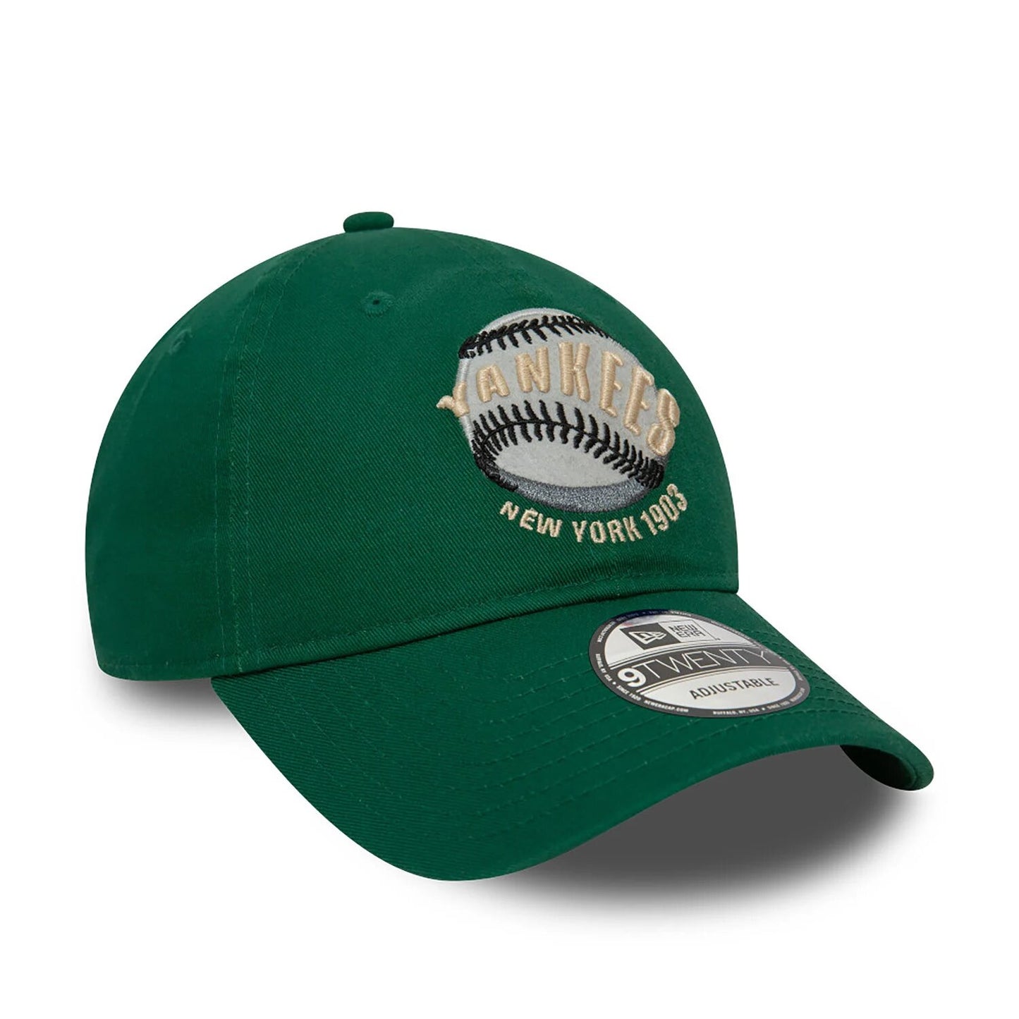 New York Yankees Team Graphic Green 9TWENTY Adjustable Cap