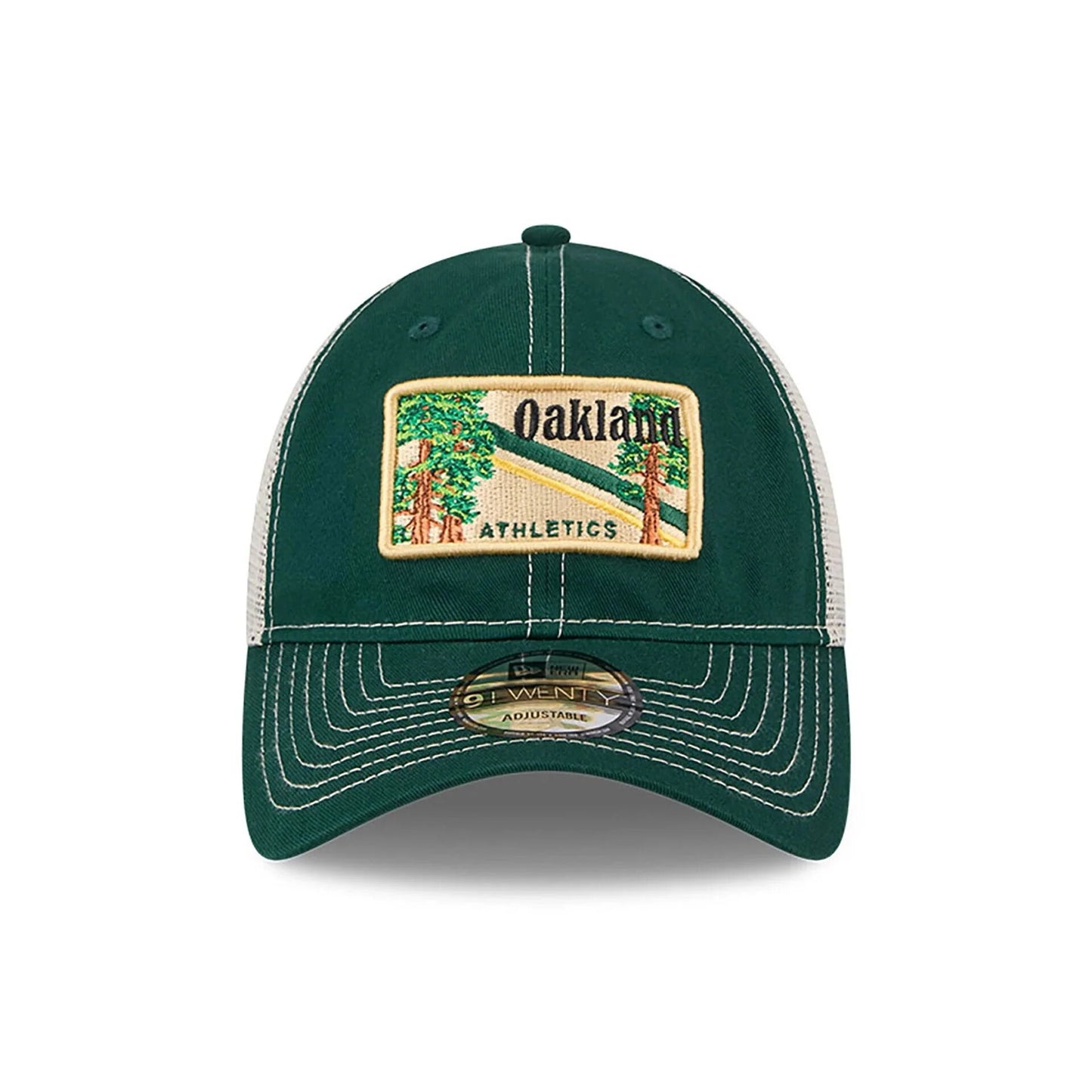 Oakland Athletics State Souvenir White 9TWENTY Adjustable Cap