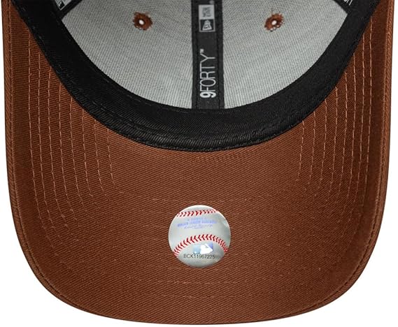 New Era 9Forty Uni Yankees Ess CapEra Women/Men - Curved Brim Cap Baseball MLB Metal Buckle, with Peak All-Season Spring Summer Autumn Winter N : 00230 \ 198759591549