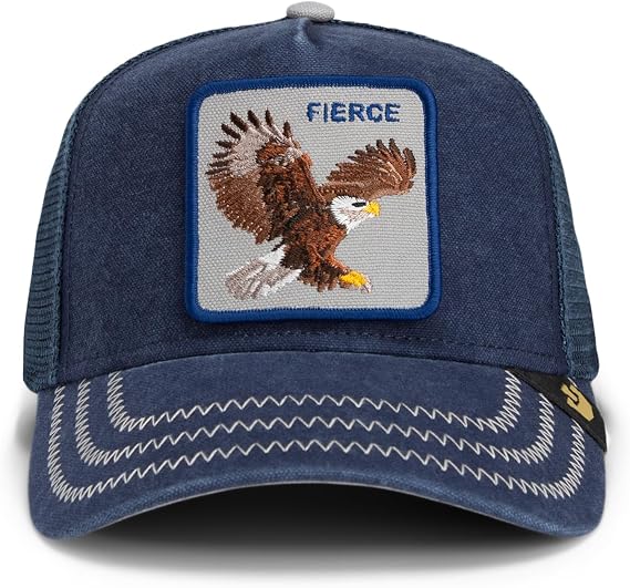 Goorin Bros. Bird of Prey Trucker Cap, Navy, One Size, Blue N: 00360