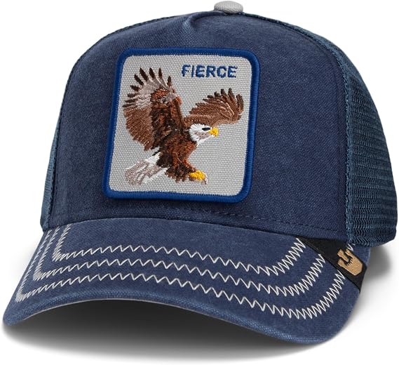 Goorin Bros. Bird of Prey Trucker Cap, Navy, One Size, Blue N: 00360