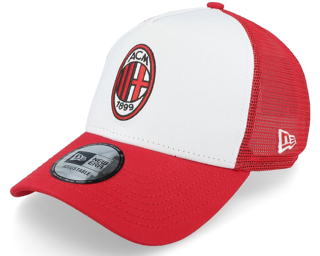 AC Milan Core White/Scarlet A-Frame Trucker - New Era