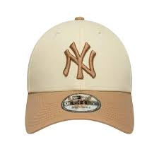 New Era 9FORTY New York Yankees MLB Colour Block Cap Crème N: 00280
