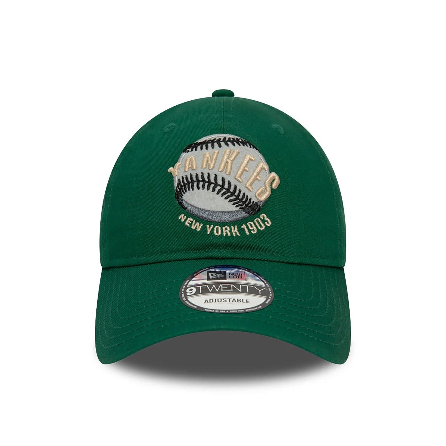 New York Yankees Team Graphic Green 9TWENTY Adjustable Cap