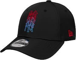 New Era Mens Stack Logo 9forty New York Yankees Baseball Cap, Black, One Size N: 00243 \ 196499572088