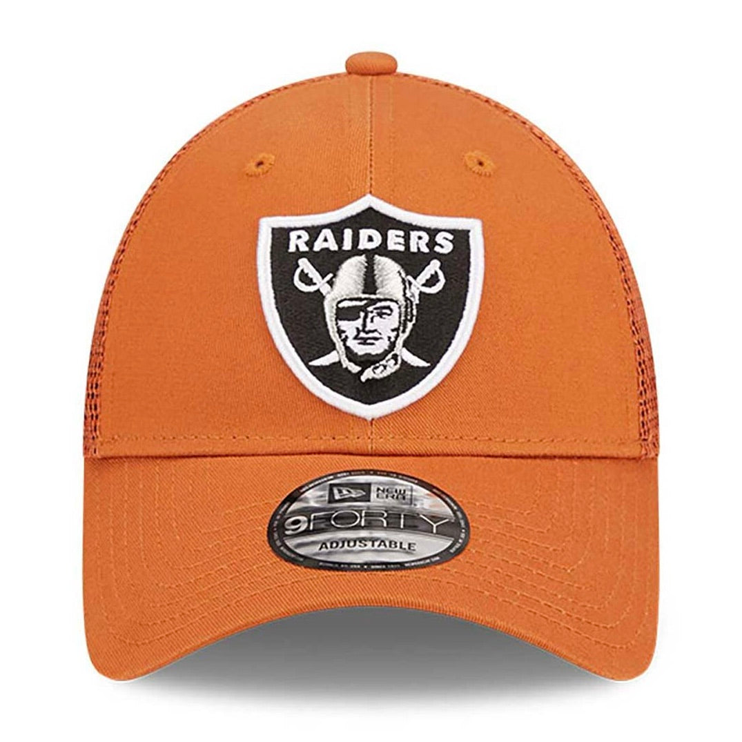 Las Vegas Raiders Home Field Orange 9FORTY A-Frame Trucker Cap