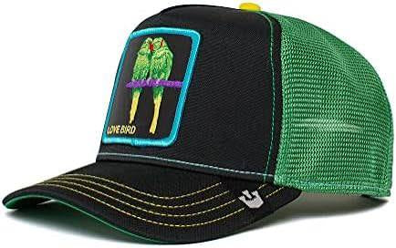 Goorin Bros. The Farm Summer Nights Capsule Trucker Hat, Black Twitterpated, One Size N: 00282