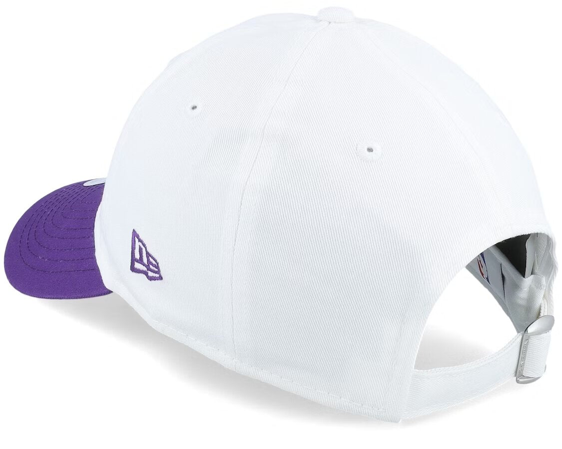 Los Angeles Lakers Womens NBA 9TWENTY White/Purple Dad Cap