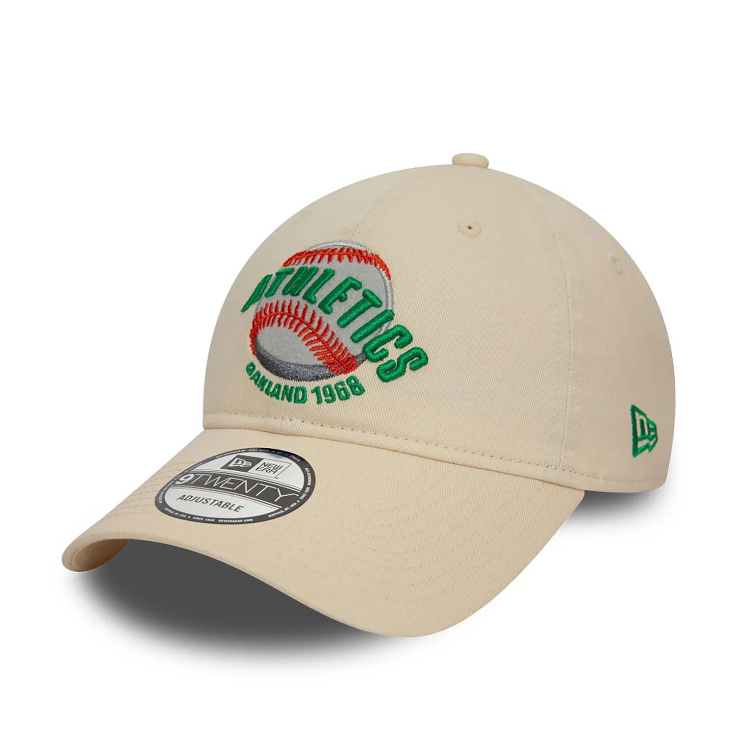 Oakland Athletics Team Graphic Light Beige 9TWENTY Adjustable Cap