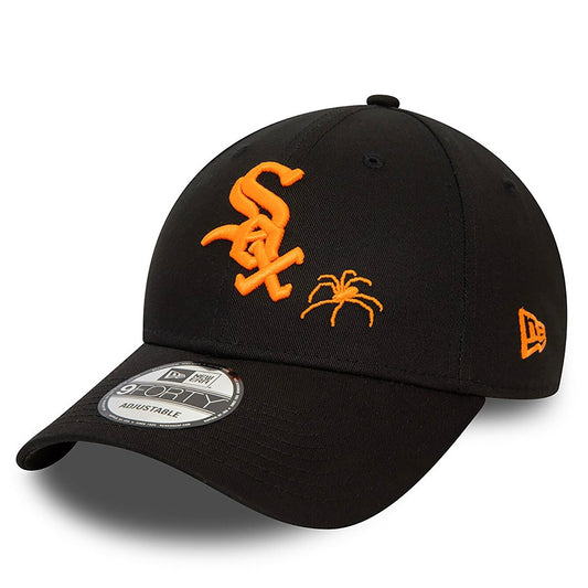 Chicago White Sox Glow In The Dark Spider Web Black 9FORTY Adjustable Cap