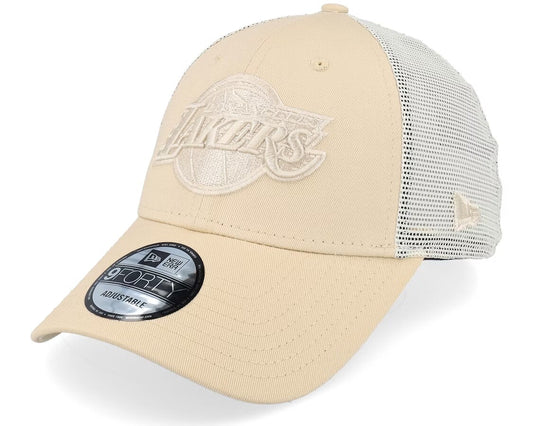 Los Angeles Lakers NBA 9FORTY Light Beige/Stone Trucker - New Era