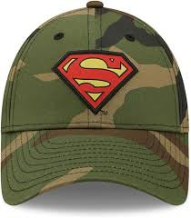 New Era Superman DC Character Logo Woodland Camouflage 9Forty Adjustable Kids Cap N: 00241 \ 196499582667