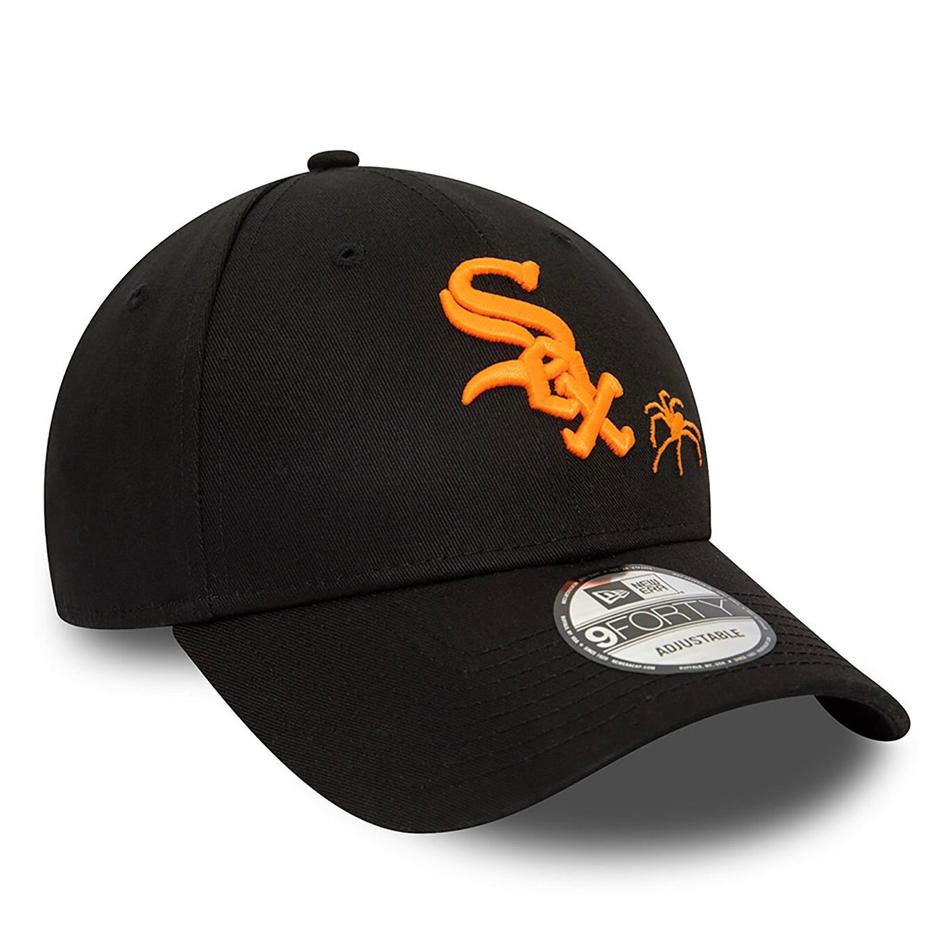 Chicago White Sox Glow In The Dark Spider Web Black 9FORTY Adjustable Cap