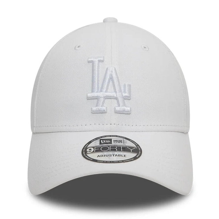 LA Dodgers League Essential White 9FORTY Adjustable Cap