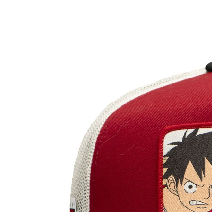 Casquette Trucker One Piece Luffy Snapback Rouge - Capslab N: 00269
