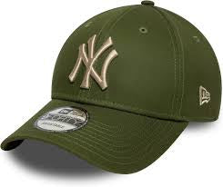New Era 9Forty Yankees Essential CapEra Women/Men - Curved Brim Cap Baseball MLB Metal Buckle, with Peak All-Season Spring Summer Autumn Winter N: 00236 \ 198977966082