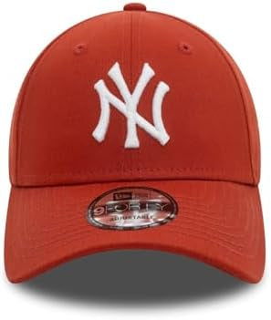 New Era 9Forty Uni Plain NY Yankees CapEra Women/Men - MLB Cap Baseball Strapback Metal Buckle, with Peak All-Season Spring Summer Autumn Winter N: 00248 \ 198061291151