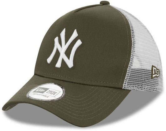 New Era 9Forty A-Frame Trucker Cap New York Yankees olive