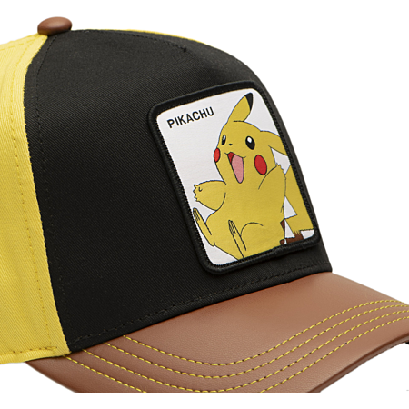 Pokemon Pikachu trucker cap in cotton twill with PU visor N: 00267