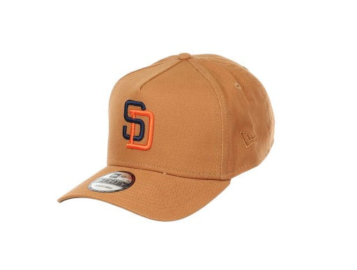 San Diego Padres MLB World Series 1998 Sidepatch Brown 9Forty A-Frame Snapb N: 00263