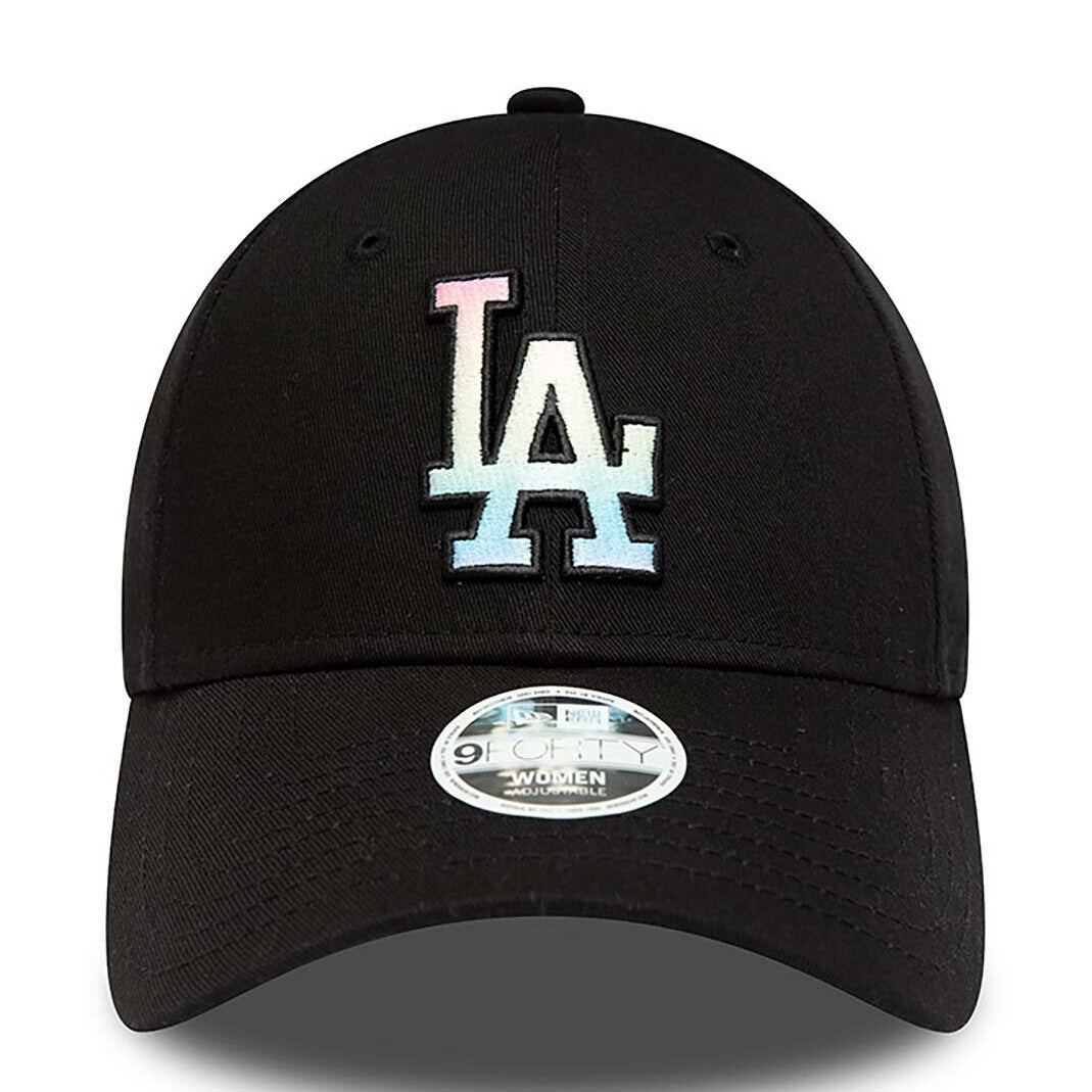 LA Dodgers Womens Ombre Infill Black 9FORTY Adjustable Cap