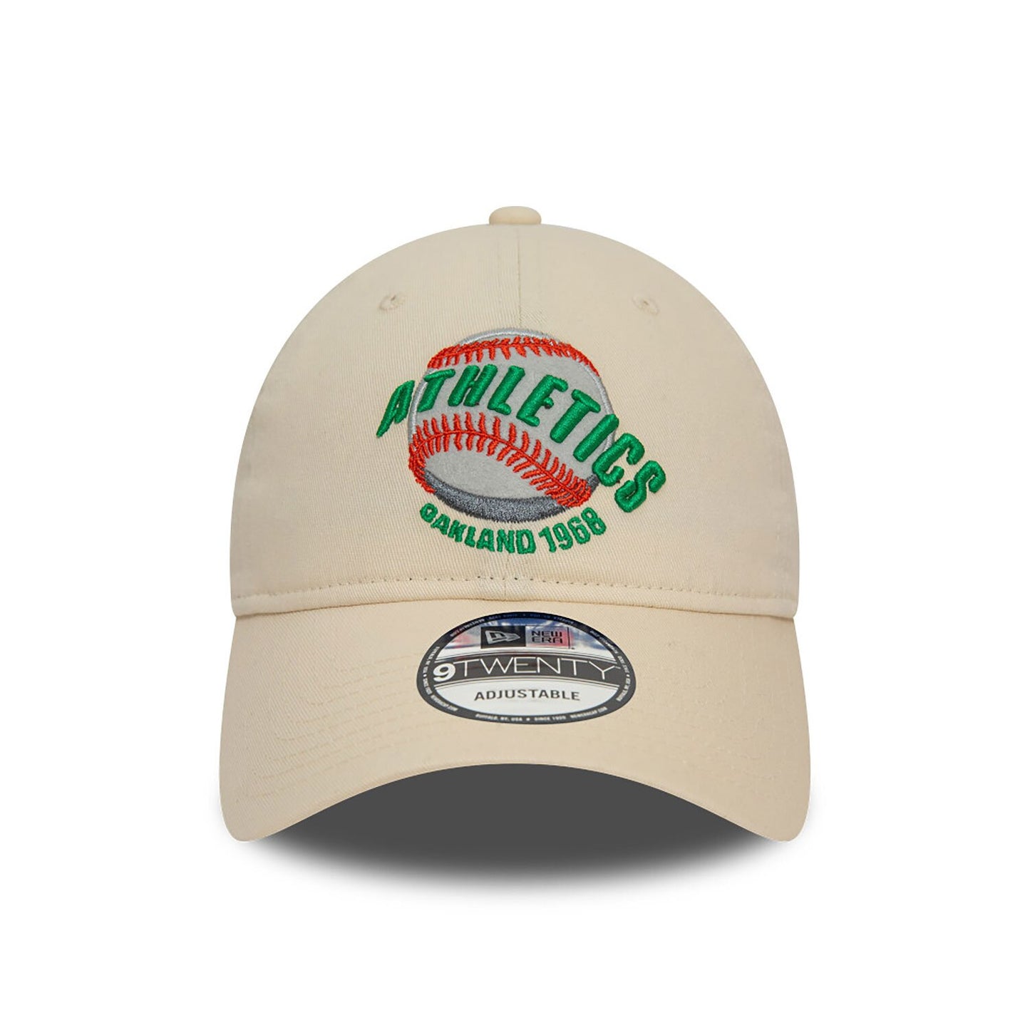 Oakland Athletics Team Graphic Light Beige 9TWENTY Adjustable Cap