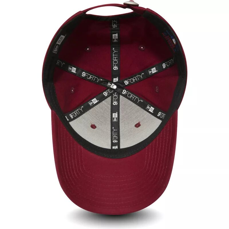 Casquette courbée rouge cardenal ajustable 9FORTY