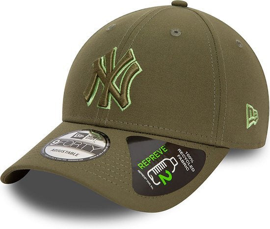 Casquette ajustable 9FORTY verte Repreve Outline des Yankees de New York