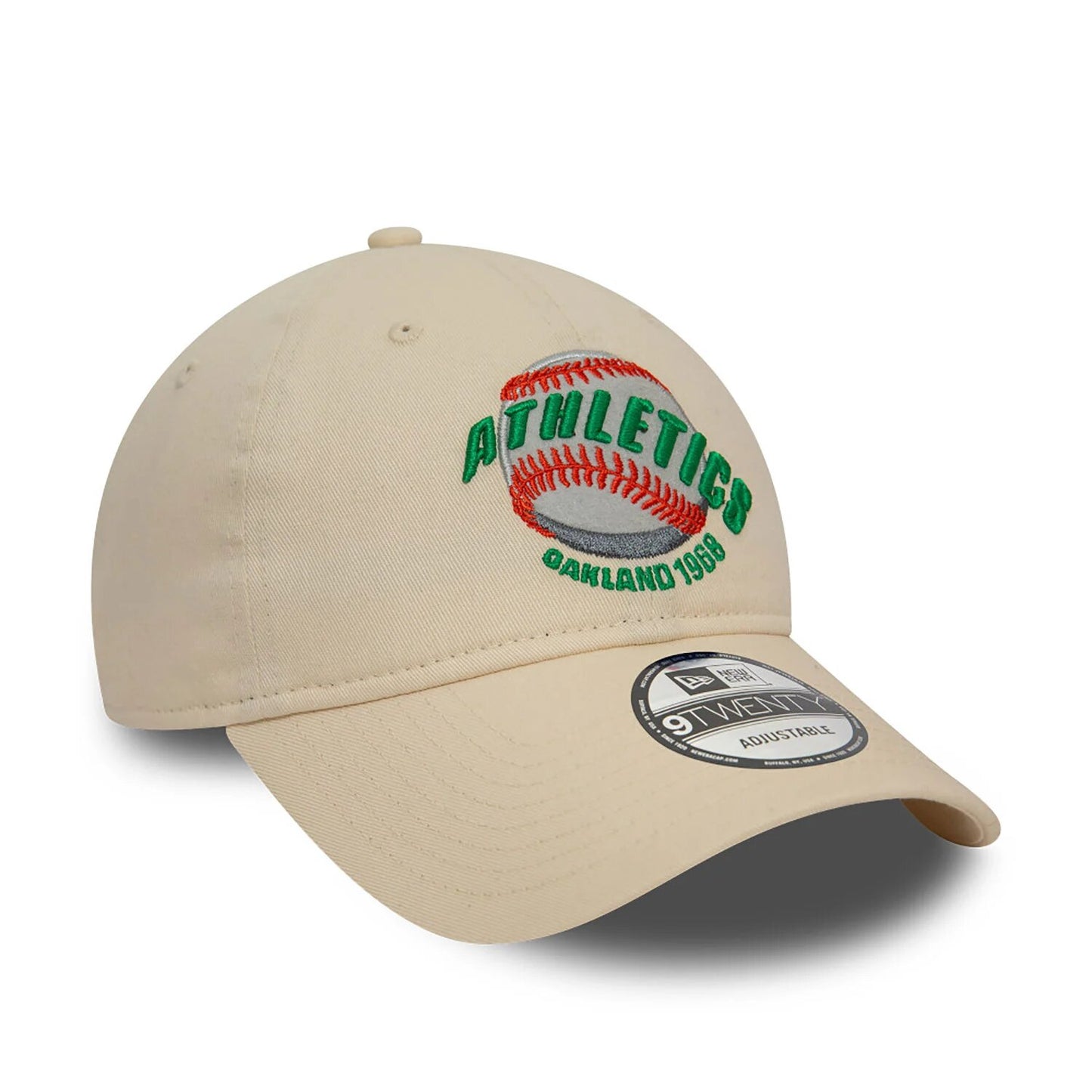 Oakland Athletics Team Graphic Light Beige 9TWENTY Adjustable Cap