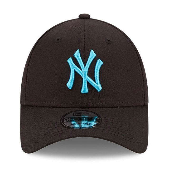 9FORTY Noir New York Yankees Logo Neon