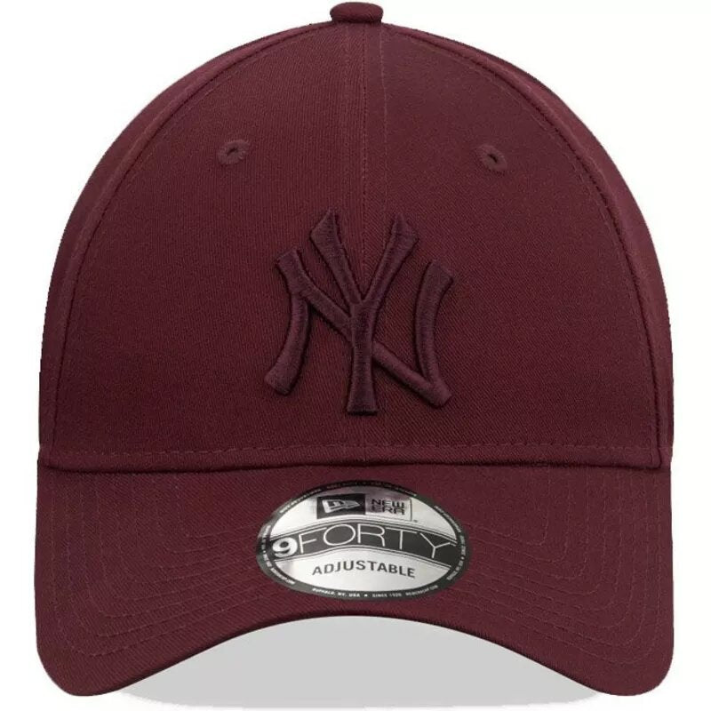 Casquette Yankees NY grenat avec logo grenat 9FORTY