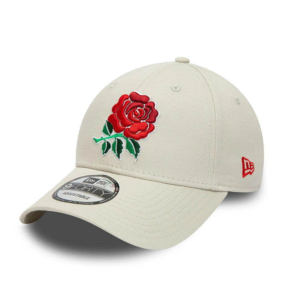 England Rugby 9FORTY Essential England Stone Cap