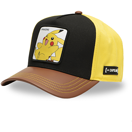 Pokemon Pikachu trucker cap in cotton twill with PU visor N: 00267