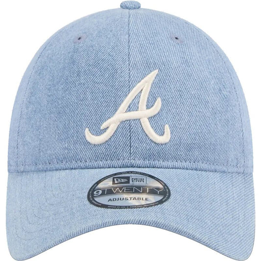 New Era Denim Atlanta Braves MLB Blue Adjustable Cap