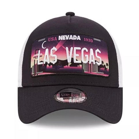 NEW ERA LAS VEGAS LICENSE PLATE A FRAME TRUCKER