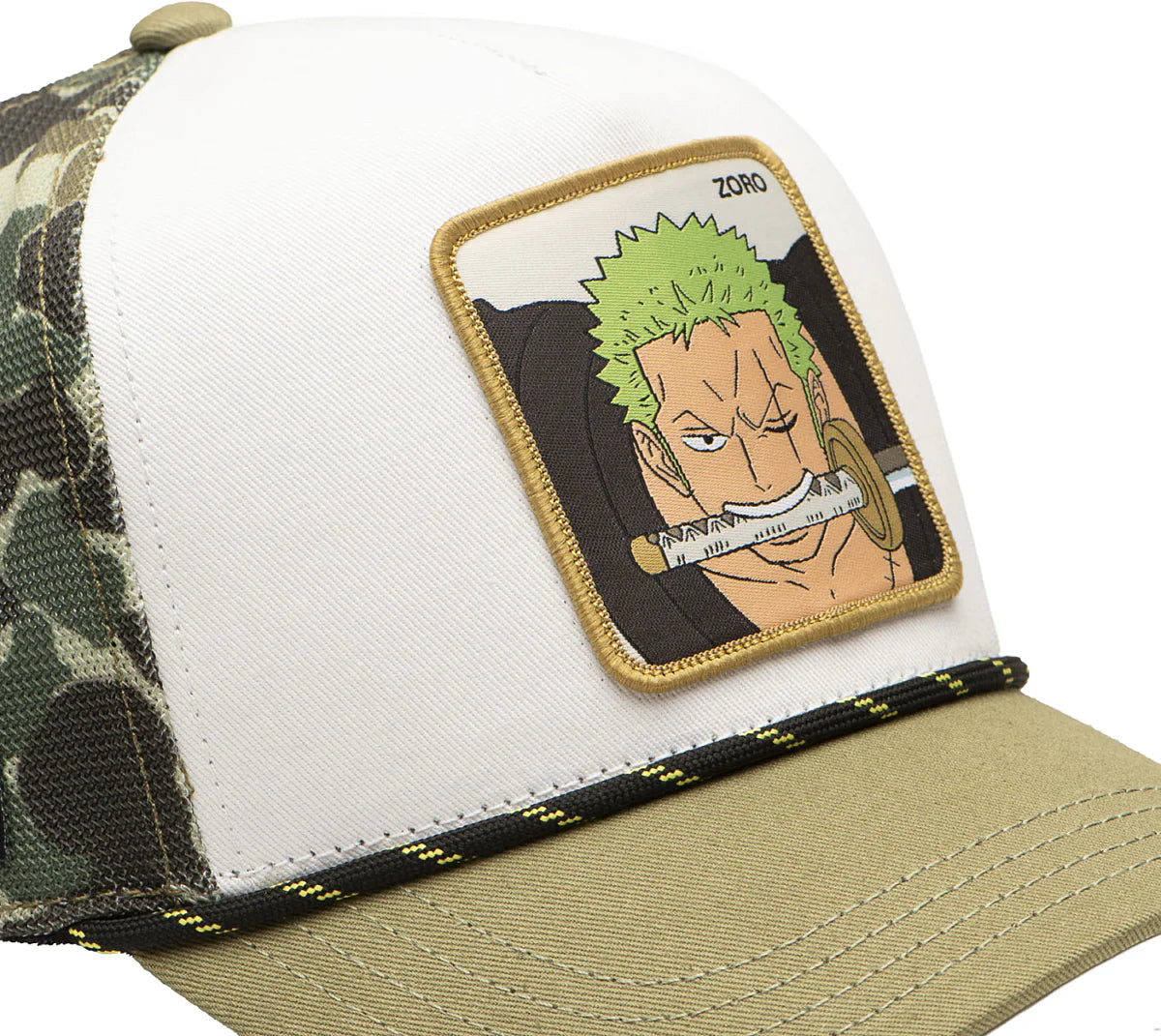Casquette trucker premium avec filet One piece Zoro Camo N: 00270