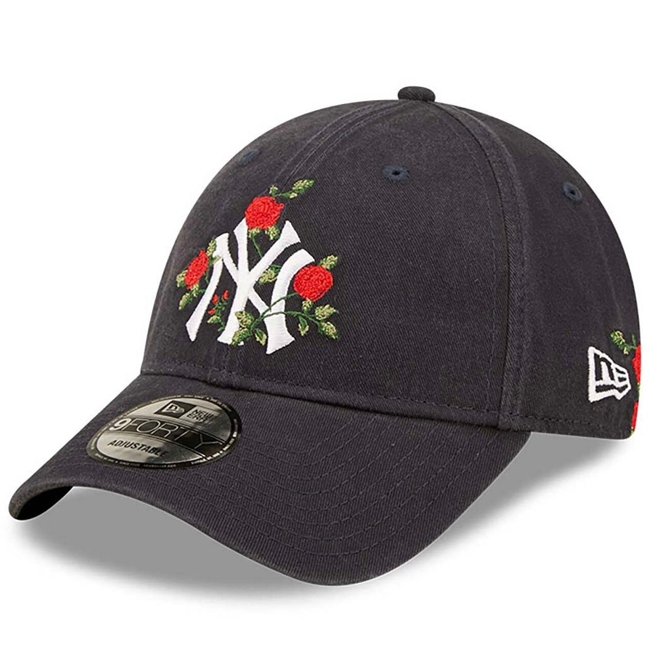 Casquette 9FORTY New York Yankees Flower Bleu