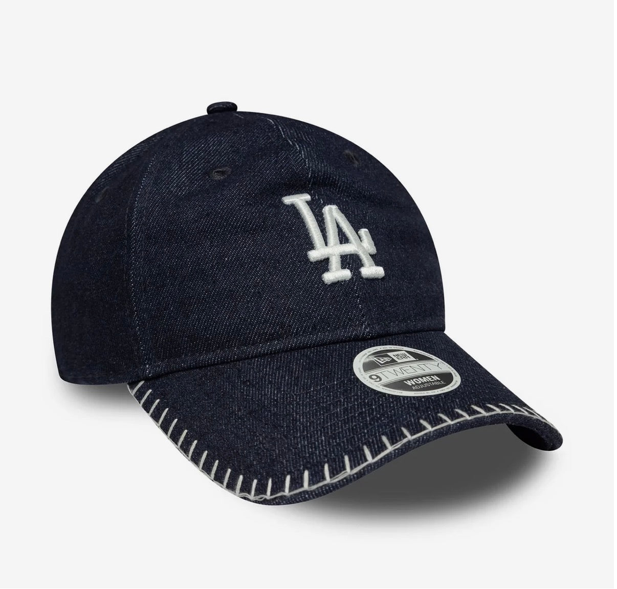 LA Dodgers Womens MLB Denim Stitch Navy 9TWENTY Cap Jean