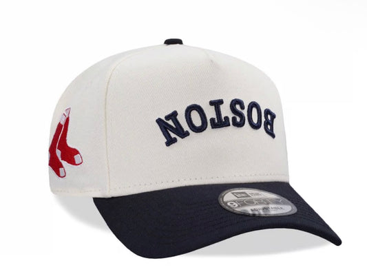 NEW ERA BOSTON RED SOX SCRIPT CHROME TWO TONE EDITION 9FORTY A FRAME SNAPBACK HAT New Era N: 00749