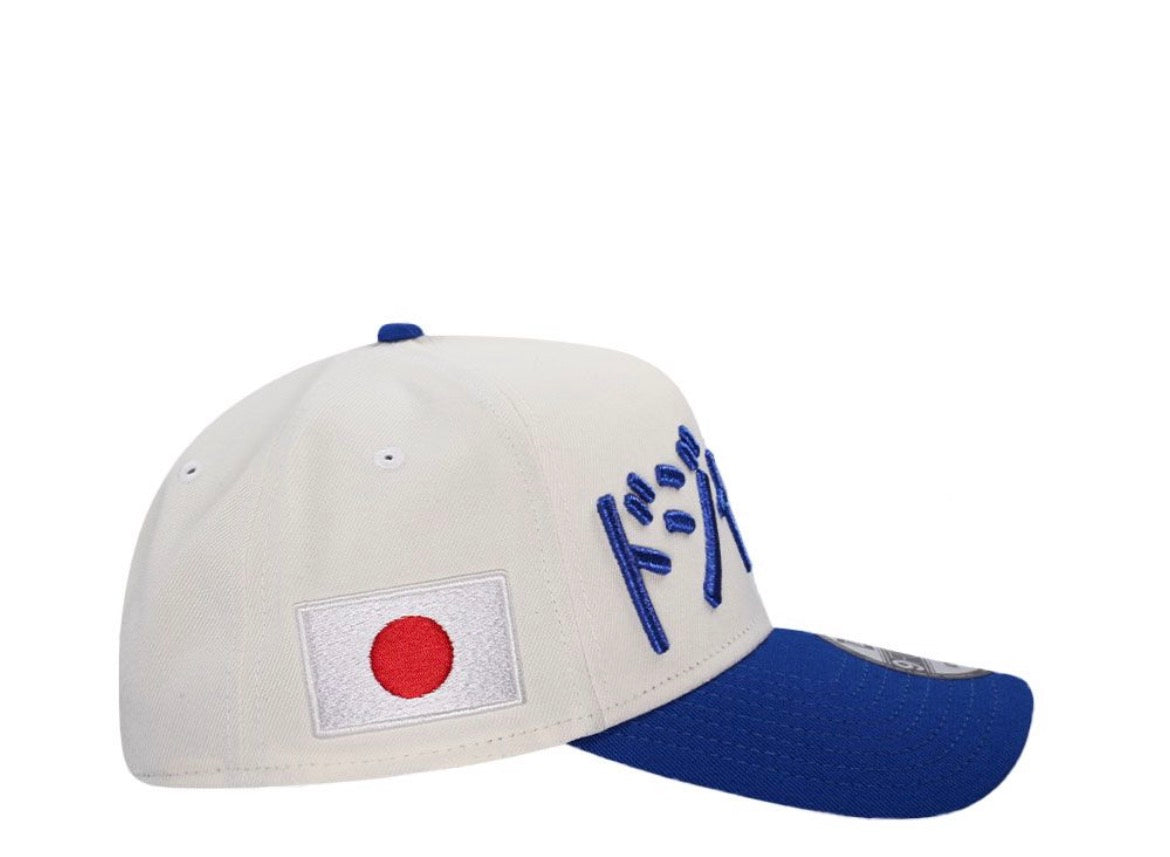 NEW ERA LOS ANGELES DODGERS KANJI CHROME TWO TONE EDITION 9FORTY A FRAME SNAPBACK CAP
 New Era
