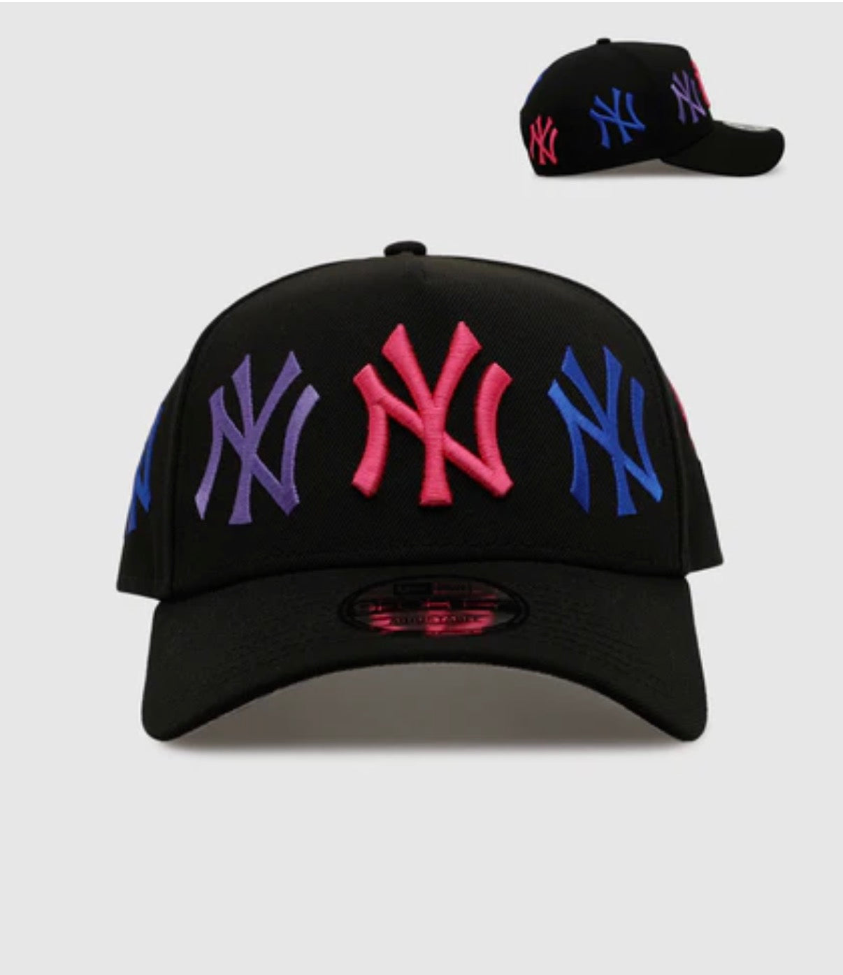NEW YORK YANKEES 'DANCING LOGOS' 9FORTY A-FRAME SNAPBACK  199844876169