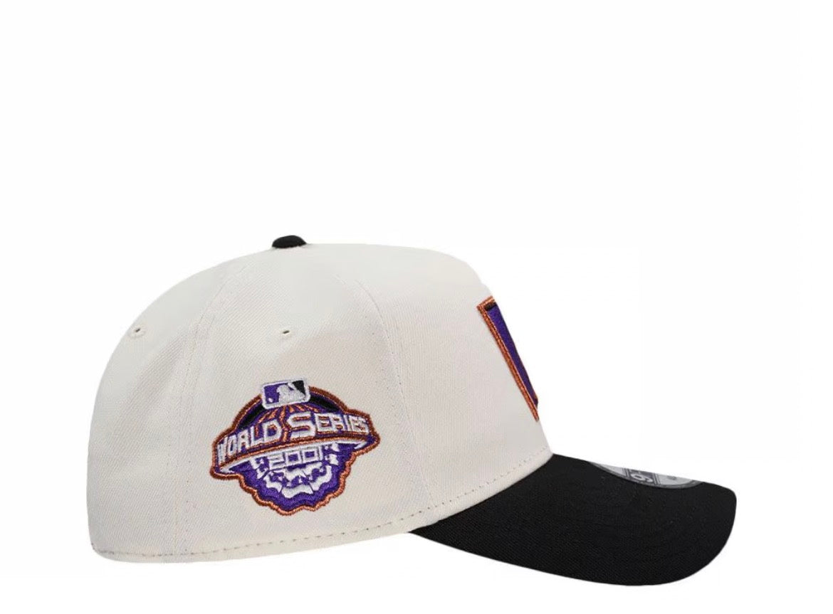 NEW ERA ARIZONA DIAMONDBACKS WORLD SERIES 2001 CHROME TWO TONE EDITION 9FORTY A FRAME SNAPBACK CAP New Era N: 00761