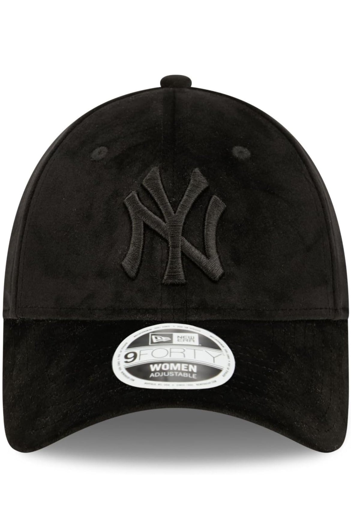 New Era New York Yankees MLB Velours Black 9Forty Casquette réglable pour femme