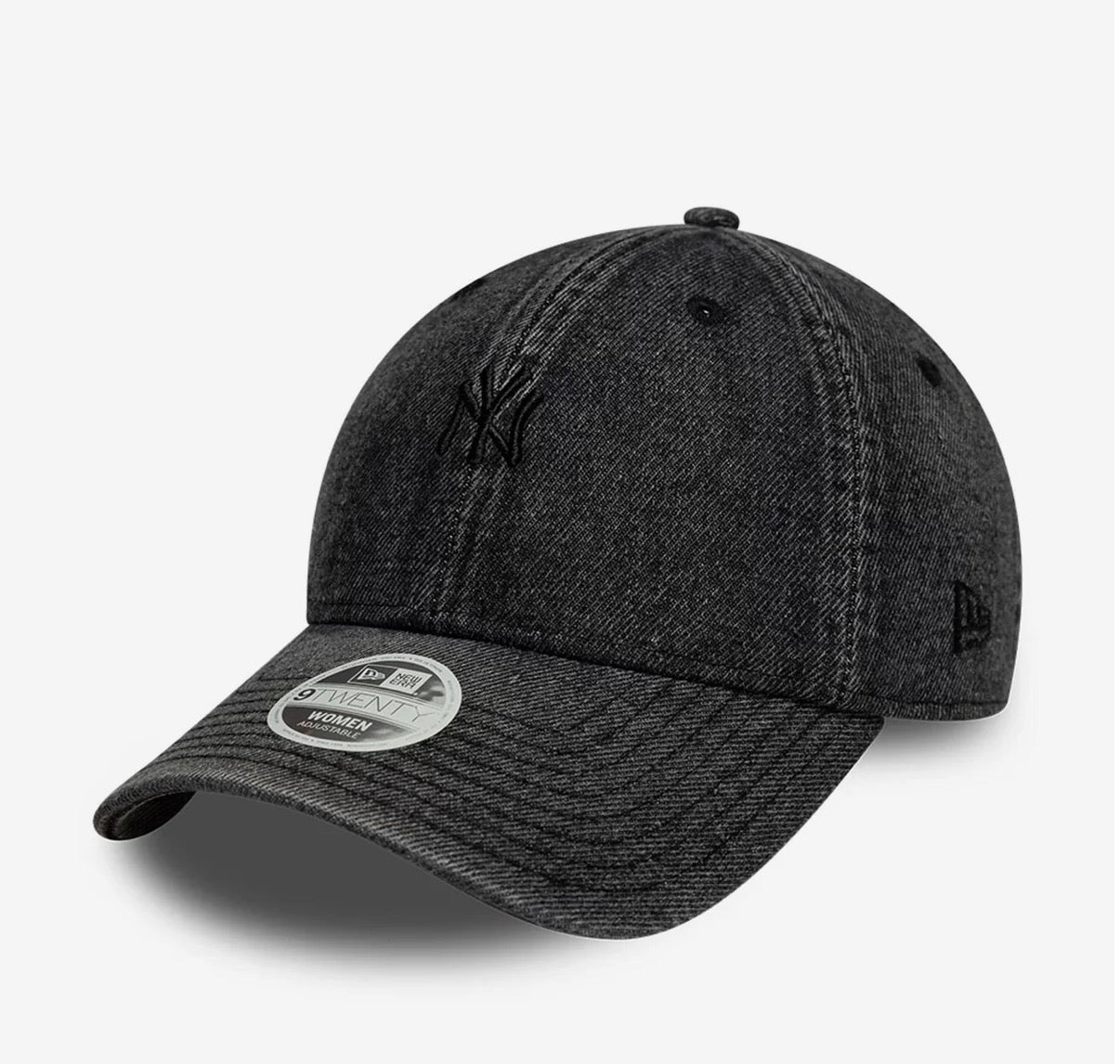 New York Yankees Womens MLB Denim Black 9TWENTY Adjustable Cap Jean
