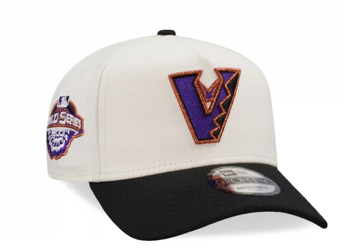 NEW ERA ARIZONA DIAMONDBACKS WORLD SERIES 2001 CHROME TWO TONE EDITION 9FORTY A FRAME SNAPBACK CAP New Era N: 00761